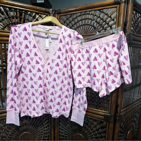 Victoria’s Secret Heart Pajama Set Size large - Picture 7 of 16